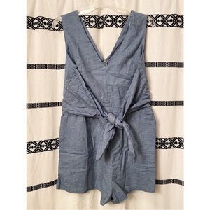 Chambray Romper